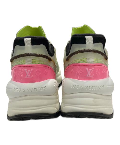 LOUIS VUITTON（ルイ ヴィトン）LOUIS VUITTON (ルイ ヴィトン) ラン55ライン スニーカー イエロー×ホワイト サイズ:36の古着・服飾アイテム