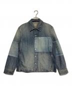 Diorディオール）の古着「26SS Patchwork Effect Overshirt」｜インディゴ