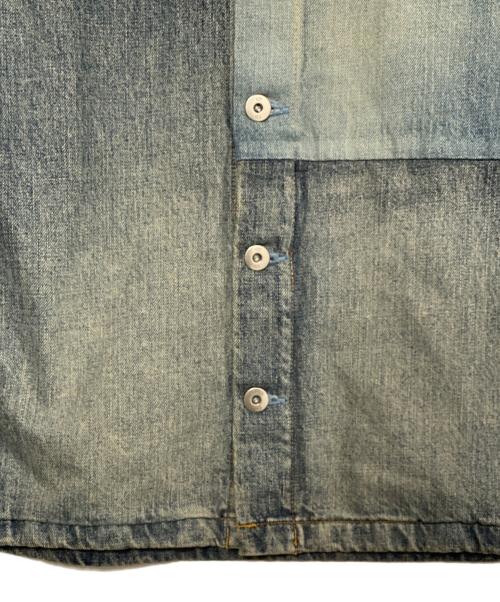 Dior（ディオール）DIOR (ディオール) 26SS Patchwork Effect Overshirt インディゴ サイズ:39の古着・服飾アイテム
