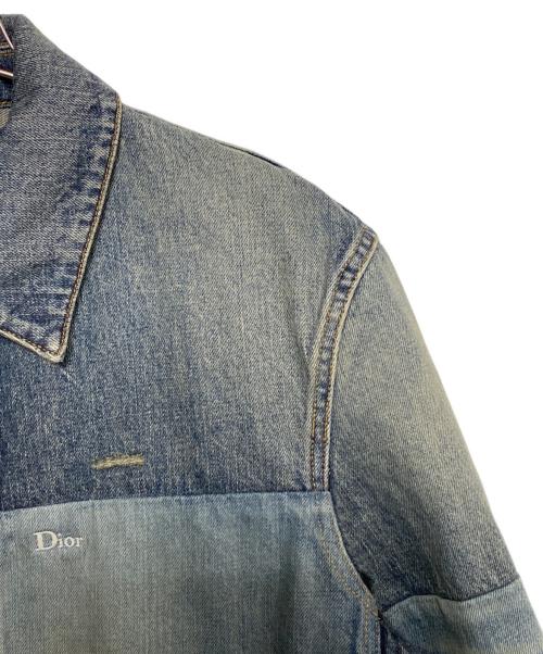 Dior（ディオール）DIOR (ディオール) 26SS Patchwork Effect Overshirt インディゴ サイズ:39の古着・服飾アイテム