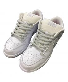 SUPREME×NIKE SB（シュプリーム×ナイキエスビー）の古着「Dunk Low "White/Metallic Silver"」｜ホワイト