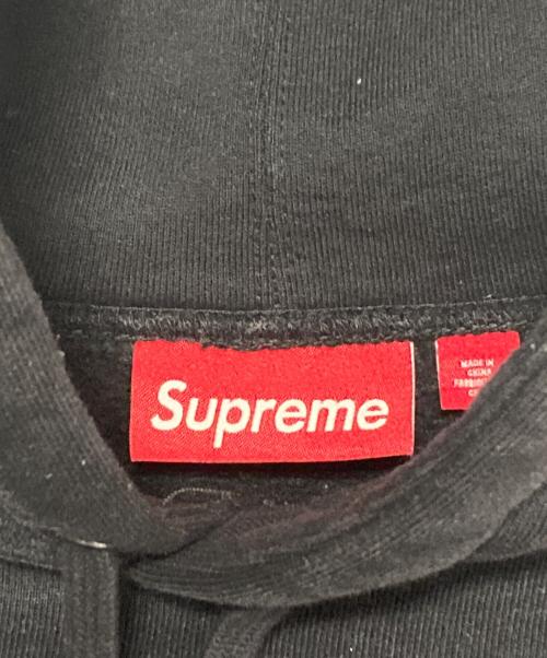 SUPREME（シュプリーム）SUPREME (シュプリーム) 25SS Frayed Hooded Sweatshirt ブラック サイズ:Lの古着・服飾アイテム