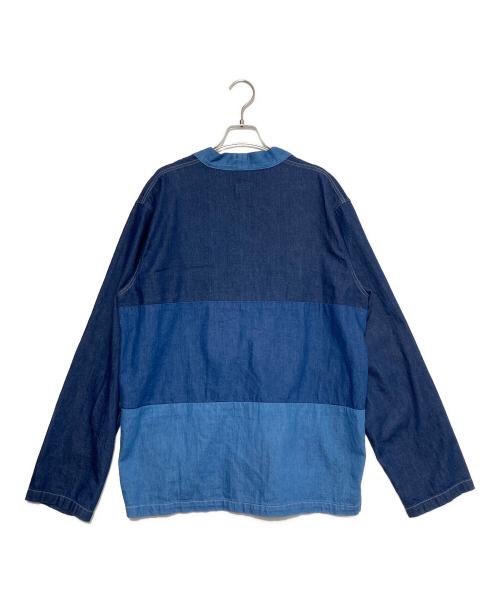 KAPITAL（キャピタル）KAPITAL (キャピタル) 8oz Denim 4Tone Kakashi Shirt ブルー サイズ:XLの古着・服飾アイテム