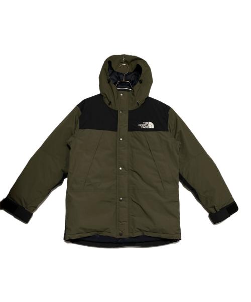 THE NORTH FACE（ザ ノース フェイス）THE NORTH FACE (ザ ノース フェイス) Mountain Down Jacket グリーン×ブラック サイズ:Mの古着・服飾アイテム