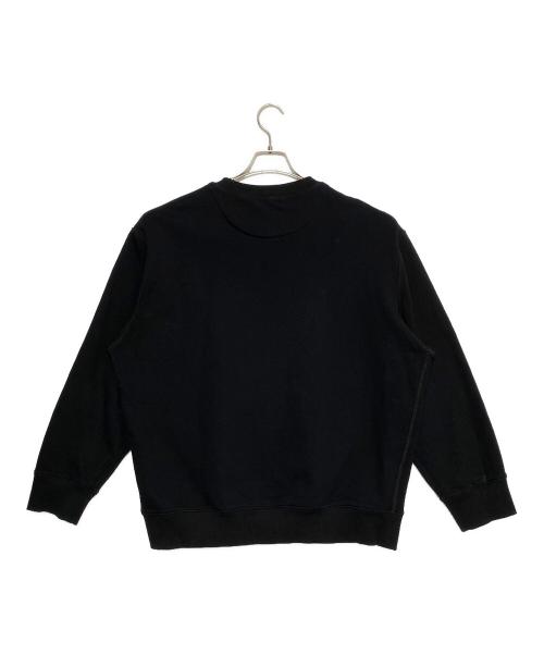 PRADA（プラダ）PRADA (プラダ) 23AW トライアングルロゴ クルーネック ブラック サイズ:Lの古着・服飾アイテム