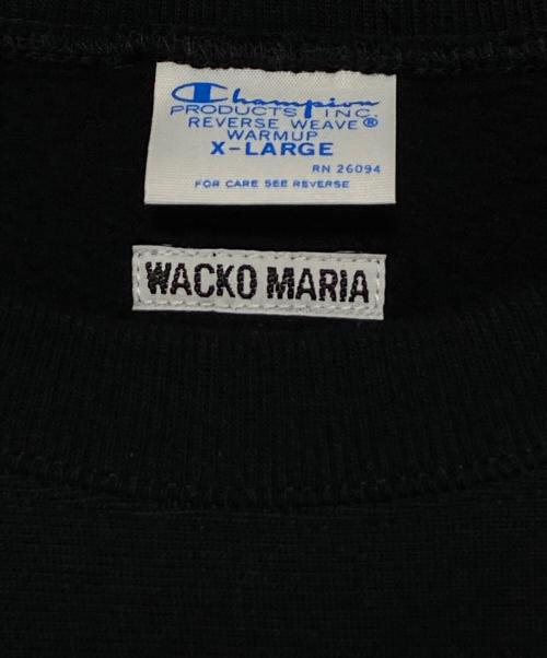 WACKO MARIA（ワコマリア）WACKO MARIA (ワコマリア) Champion (チャンピオン) スウェット ブラック サイズ:XLの古着・服飾アイテム