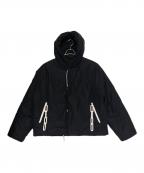 LOUIS VUITTONルイ ヴィトン）の古着「スナップボタンパデッドアノラックジャケット」｜ブラック