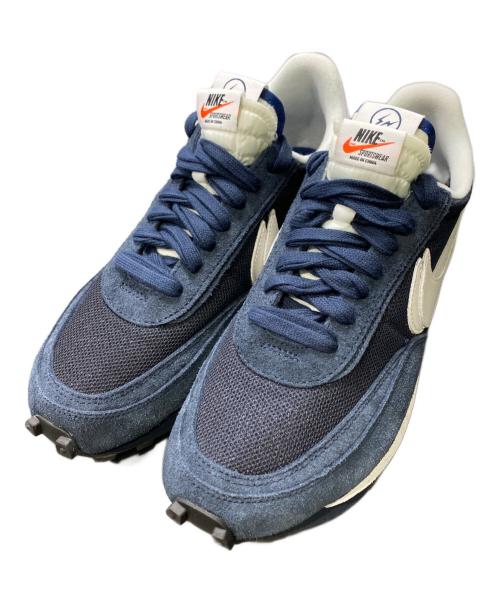NIKE（ナイキ）NIKE (ナイキ) sacai (サカイ) FRAGMENTS (フラグメント) LD Waffle ブルー×ホワイト サイズ:28㎝の古着・服飾アイテム