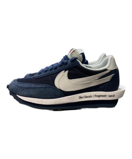 NIKE（ナイキ）NIKE (ナイキ) sacai (サカイ) FRAGMENTS (フラグメント) LD Waffle ブルー×ホワイト サイズ:28㎝の古着・服飾アイテム