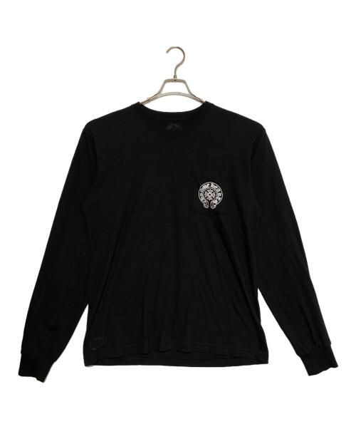 CHROME HEARTS（クロムハーツ）CHROME HEARTS (クロムハーツ) CHENGDU HORSESHOE L/S T-SHIRT ブラック サイズ:Lの古着・服飾アイテム