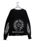 CHROME HEARTSクロムハーツ）の古着「FLRL CRS HORSESHOE L/S」｜ブラック
