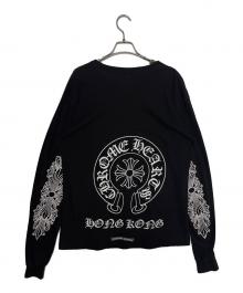 CHROME HEARTS（クロムハーツ）の古着「FLRL CRS HORSESHOE L/S」｜ブラック