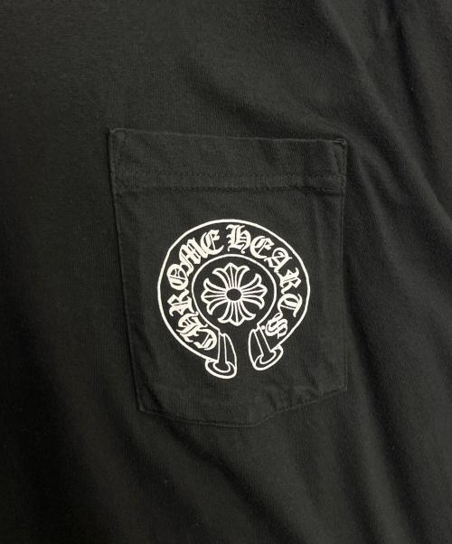 CHROME HEARTS（クロムハーツ）CHROME HEARTS (クロムハーツ) FLRL CRS HORSESHOE L/S ブラック サイズ:Lの古着・服飾アイテム