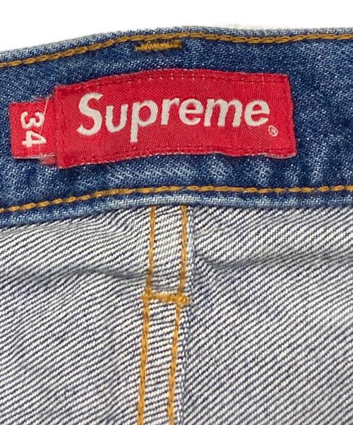 SUPREME（シュプリーム）SUPREME (シュプリーム) Distressed Loose Fit Selvedge Jean ブルー サイズ:34の古着・服飾アイテム