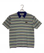 NKNIT×THE BOYFRIENDンニット×）の古着「ニットポロシャツ」｜マルチカラー