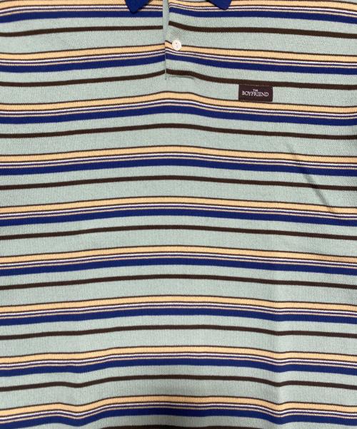 NKNIT（ンニット）NKNIT (ンニット) THE BOYFRIEND ニットポロシャツ マルチカラーの古着・服飾アイテム