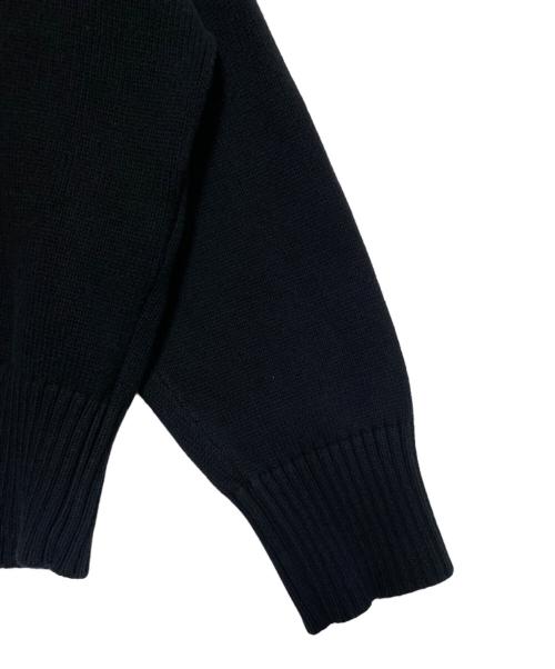 AMI Alexandre Mattiussi（アミアレクサンドルマテュッシ）AMI Alexandre Mattiussi (アミアレクサンドルマテュッシ) クルーネックニット ブラック サイズ:Ｌの古着・服飾アイテム