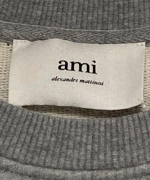 AMI Alexandre Mattiussi（アミアレクサンドルマテュッシ）AMI Alexandre Mattiussi (アミアレクサンドルマテュッシ) プルオーバースウェット グレー サイズ:Lの古着・服飾アイテム