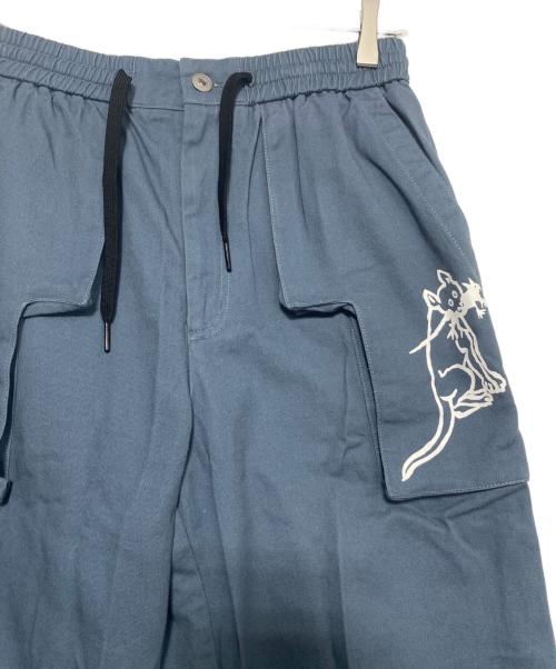 PERKS AND MINI（パークスアンドミニ）PERKS AND MINI (パークスアンドミニ) イージーパンツ スカイブルー サイズ:Sの古着・服飾アイテム