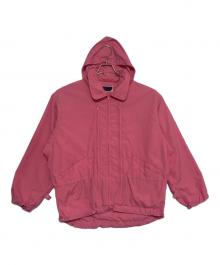 PHINGERIN（フィンガリン）の古着「CRUSHED NYLON FULL PACK JACKET」｜ピンク