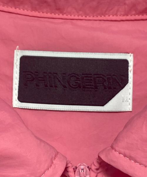 PHINGERIN（フィンガリン）PHINGERIN (フィンガリン) CRUSHED NYLON FULL PACK JACKET ピンク サイズ:Mの古着・服飾アイテム