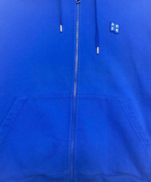 ADER error（アーダーエラー）ADER error (アーダーエラー) ジップアップパーカー ブルー サイズ:Ｍの古着・服飾アイテム