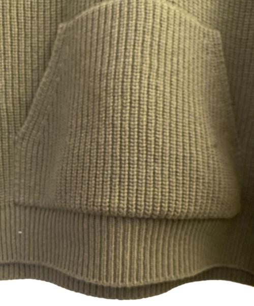CELINE（セリーヌ）CELINE (セリーヌ) ロゴニットパーカー グリーン サイズ:Sの古着・服飾アイテム