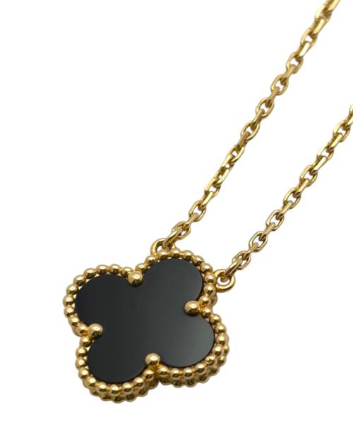 VAN CLEEF & ARPELS（ヴァンクリーフ＆アーペル）VAN CLEEF & ARPELS (ヴァンクリーフ＆アーペル) Vintage Alhambra Onyx/ヴィンテージ アルハンブラ オニキス ネックレスの古着・服飾アイテム