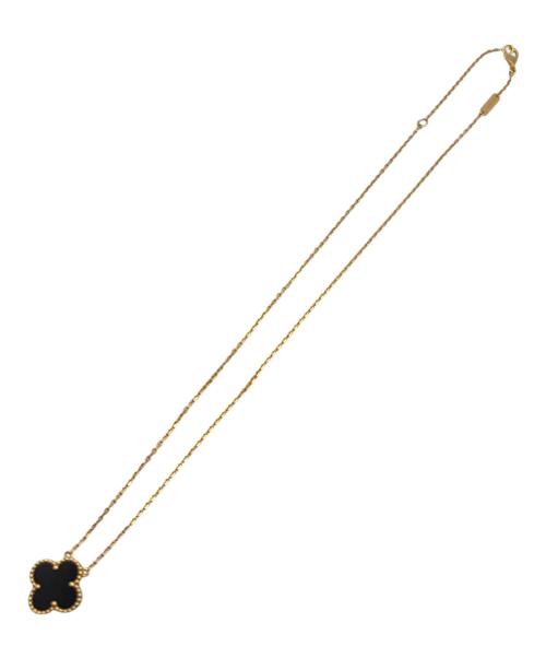 VAN CLEEF & ARPELS（ヴァンクリーフ＆アーペル）VAN CLEEF & ARPELS (ヴァンクリーフ＆アーペル) Vintage Alhambra Onyx/ヴィンテージ アルハンブラ オニキス ネックレスの古着・服飾アイテム