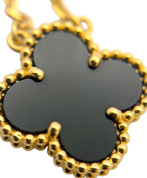 VAN CLEEF & ARPELS（ヴァンクリーフ＆アーペル）VAN CLEEF & ARPELS (ヴァンクリーフ＆アーペル) Vintage Alhambra Onyx/ヴィンテージ アルハンブラ オニキス ネックレスの古着・服飾アイテム