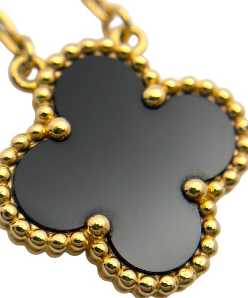 VAN CLEEF & ARPELS（ヴァンクリーフ＆アーペル）VAN CLEEF & ARPELS (ヴァンクリーフ＆アーペル) Vintage Alhambra Onyx/ヴィンテージ アルハンブラ オニキス ネックレスの古着・服飾アイテム