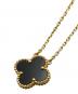 VAN CLEEF & ARPELS (ヴァンクリーフ＆アーペル) Vintage Alhambra Onyx/ヴィンテージ アルハンブラ オニキス ネックレス：380000円