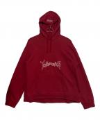 VETEMENTSヴェトモン）の古着「16AW Metal Logo Hoodie」｜レッド