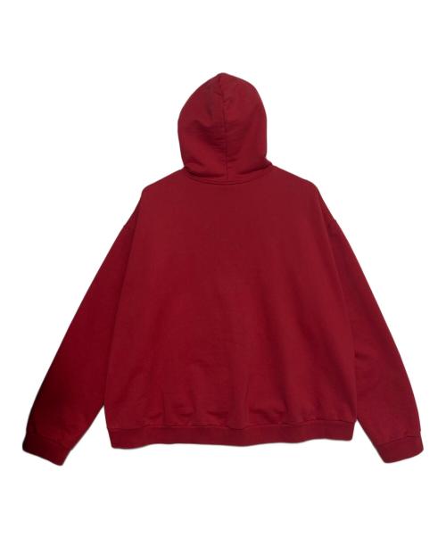 VETEMENTS（ヴェトモン）VETEMENTS (ヴェトモン) 16AW Metal Logo Hoodie レッド サイズ:Sの古着・服飾アイテム