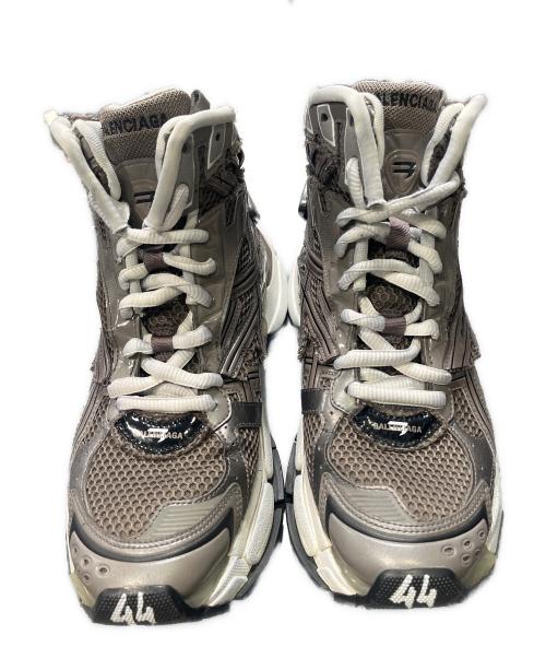 BALENCIAGA（バレンシアガ）BALENCIAGA (バレンシアガ) RUNNER HIGH TOP ブラウン サイズ:29の古着・服飾アイテム