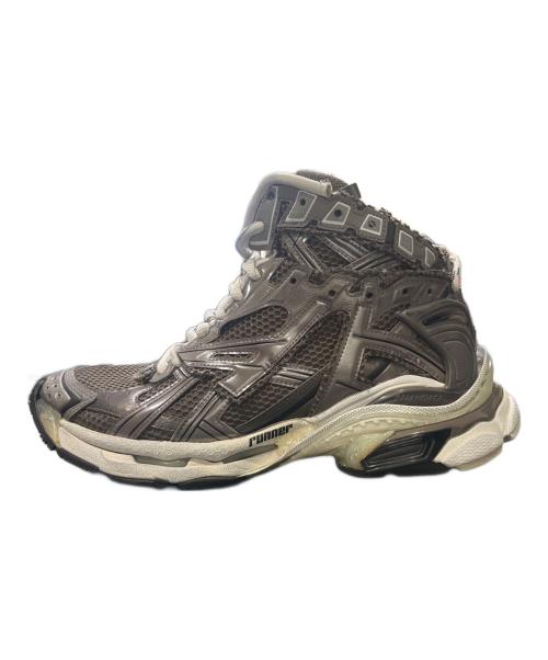 BALENCIAGA（バレンシアガ）BALENCIAGA (バレンシアガ) RUNNER HIGH TOP ブラウン サイズ:29の古着・服飾アイテム
