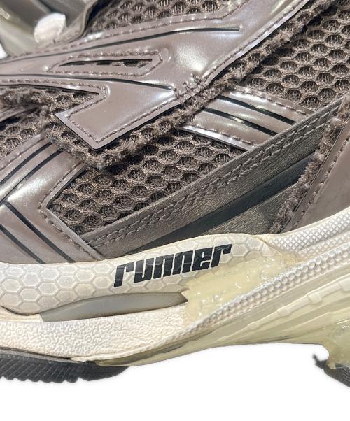 BALENCIAGA（バレンシアガ）BALENCIAGA (バレンシアガ) RUNNER HIGH TOP ブラウン サイズ:29の古着・服飾アイテム