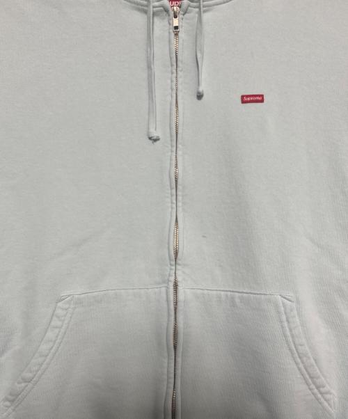 SUPREME（シュプリーム）SUPREME (シュプリーム) 25FW Small Box Zip Up Hooded Sweatshirt スカイブルー サイズ:Lの古着・服飾アイテム