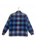 Supreme (シュプリーム) Quilted Plaid Shirt ブラック×ブルー サイズ:L：22000円