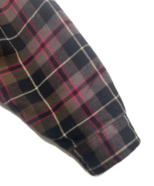 SUPREME（シュプリーム）Supreme (シュプリーム) 24FW Quilted Plaid Shirt ブラック×レッド サイズ:Lの古着・服飾アイテム