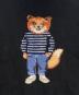中古・古着 MAISON KITSUNE (メゾンキツネ) ドレスド フォックス インターシャ ウール ジャンパー ブラック サイズ:L：22000円