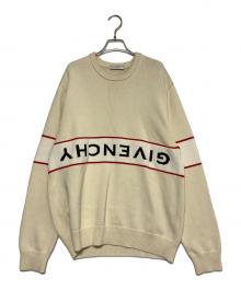 GIVENCHY（ジバンシィ）の古着「ロゴニット」｜ホワイト