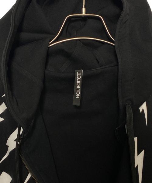 NEIL BARRETT（ニールバレット）NEIL BARRETT (ニールバレット) サンダーボルトパーカー ブラック サイズ:XLの古着・服飾アイテム