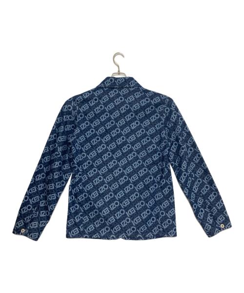 KENZO（ケンゾー）KENZO (ケンゾー) モノグラムカバーオール インディゴ サイズ:Sの古着・服飾アイテム