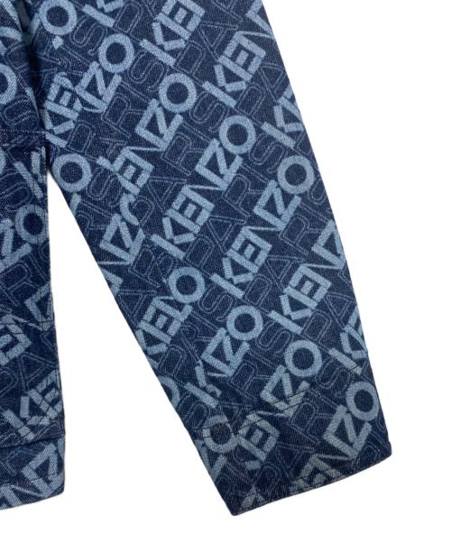 KENZO（ケンゾー）KENZO (ケンゾー) モノグラムカバーオール インディゴ サイズ:Sの古着・服飾アイテム