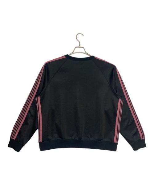 Needles（ニードルズ）Needles (ニードルズ) Track Crew Neck Shirt ブラック×ピンク サイズ:Mの古着・服飾アイテム