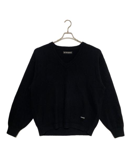 WACKO MARIA（ワコマリア）WACKO MARIA (ワコマリア) V NECK SWEATER ブラック サイズ:XLの古着・服飾アイテム