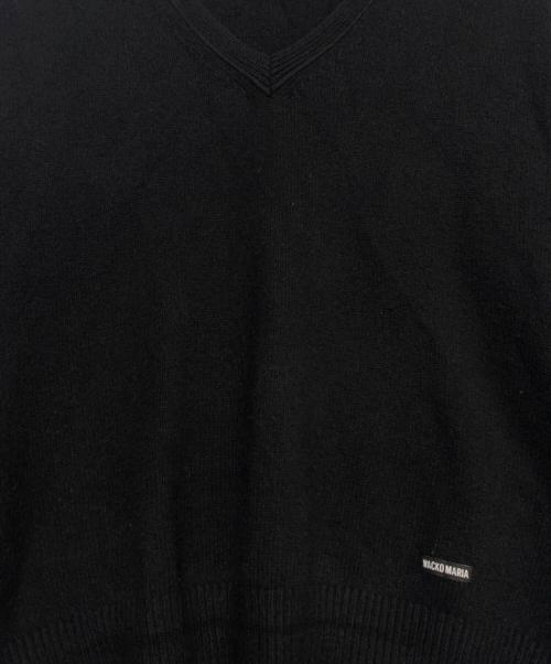 WACKO MARIA（ワコマリア）WACKO MARIA (ワコマリア) V NECK SWEATER ブラック サイズ:XLの古着・服飾アイテム