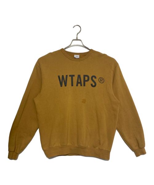 WTAPS（ダブルタップス）WTAPS (ダブルタップス) WTVUA CREWNECK SWEATSHIRT イエロー サイズ:4の古着・服飾アイテム