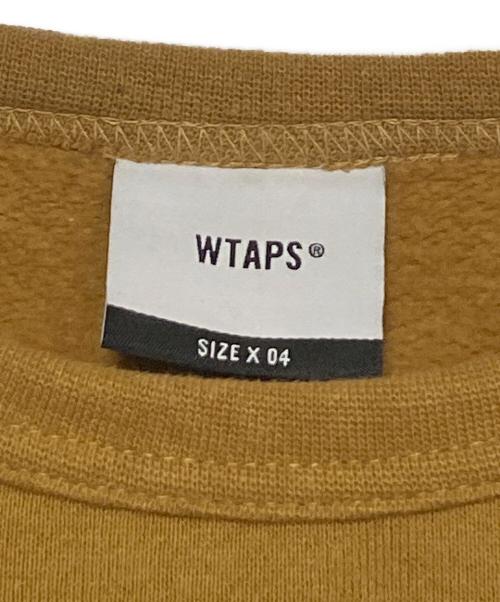 WTAPS（ダブルタップス）WTAPS (ダブルタップス) WTVUA CREWNECK SWEATSHIRT イエロー サイズ:4の古着・服飾アイテム